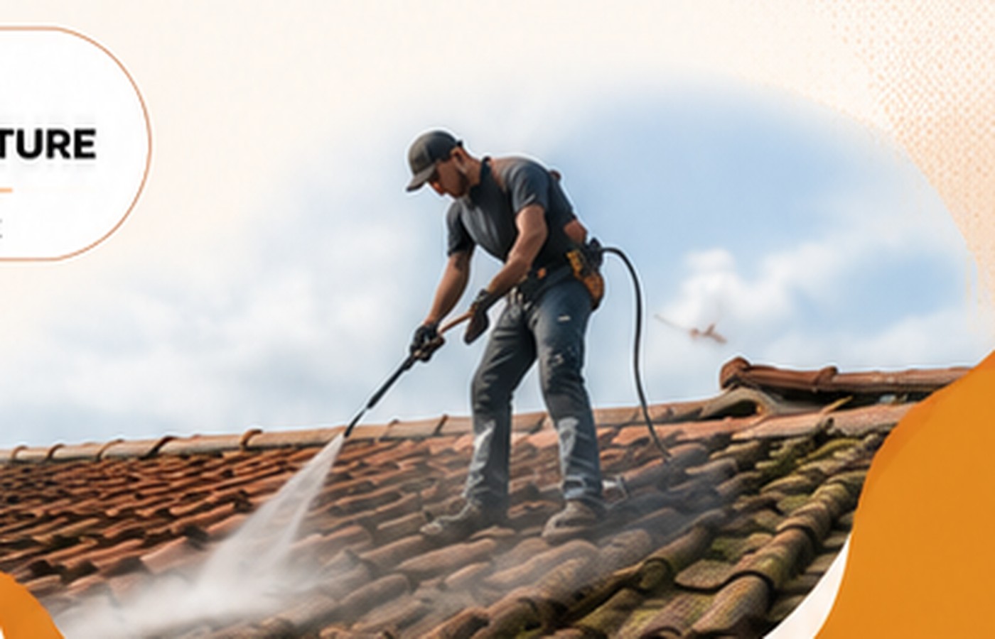 Couvreur professionnel travaillant sur une toiture à Rauzan